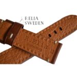 Klockarmband R.Elia Brun i äkta läder 1 1