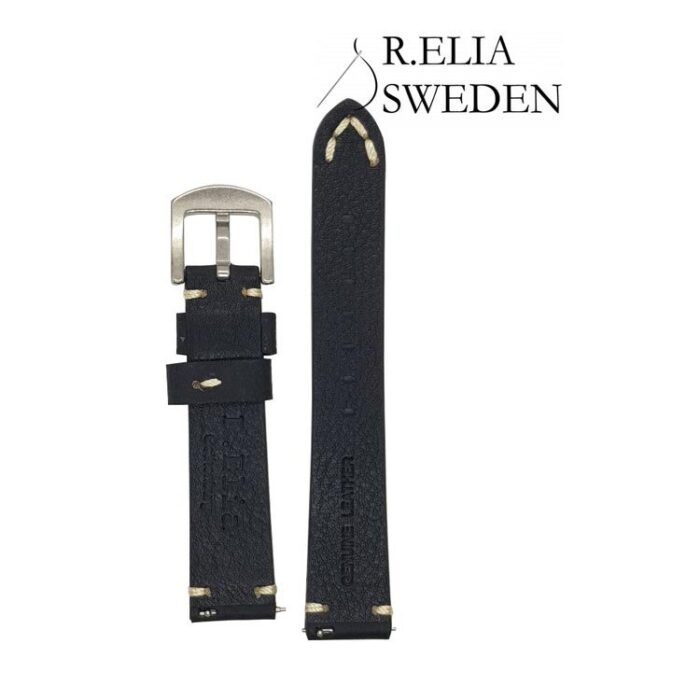 Klockarmband från R.Elia Vintage läder klockarmband Bufalineo Quick release strap 1