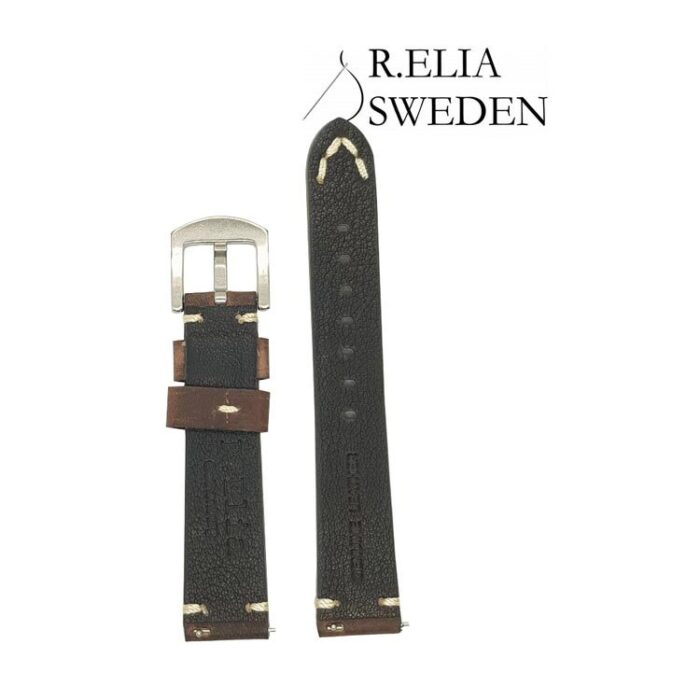 Klockarmband från R.Elia Vintage läder klockarmband Bufalineo Quick release strap 3