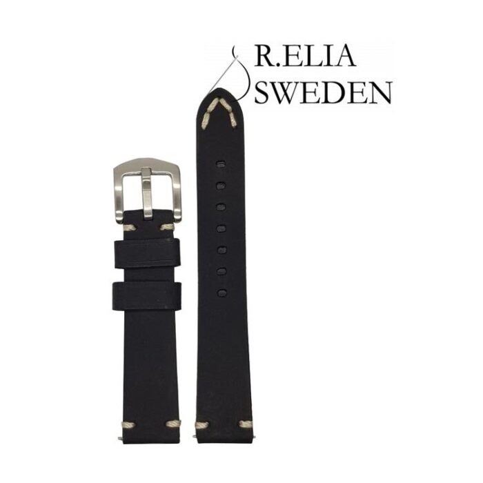 Klockarmband från R.Elia Vintage läder klockarmband Bufalineo Quick release strap