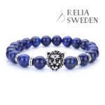 Lejonhuvud armband silver 3