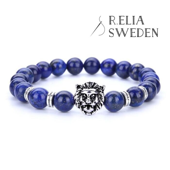 Lejonhuvud armband silver 3