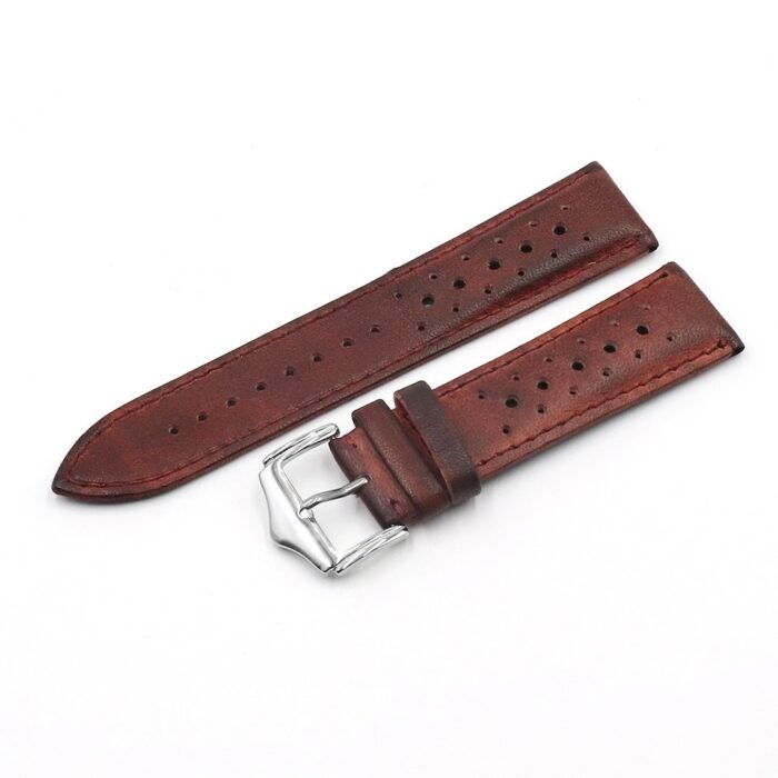 RÖD Klockarmband Tropic vintage – Äkta kalvläder 20mm 22mm