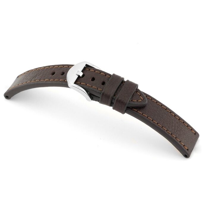 Rios1931 Klockarmband Tegernsee Äkta certifierad organisk läder Handsydd