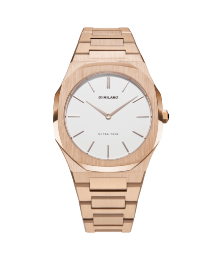 D1 MILANO Klocka ROSE GOLD EGGSHELL ULTRA THIN BRACELET 38 MM