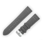 Grey Silkcloth watch strap durable and water resistant1