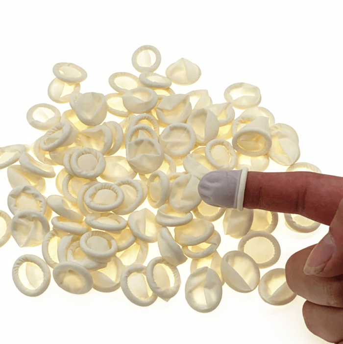 600st Disposable Latex Finger Cots.